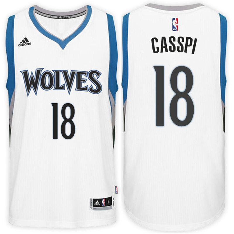 maglia omri casspi 18 2017 minnesota timberwolves bianca