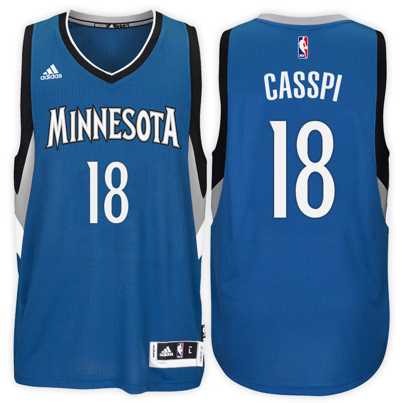 maglia omri casspi 18 2017 minnesota timberwolves blu