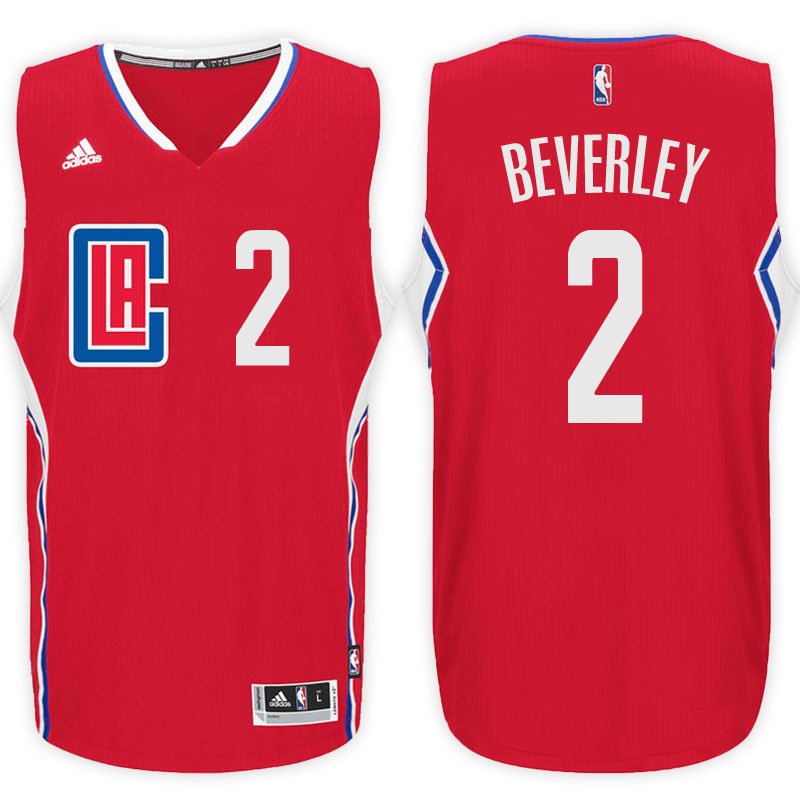 maglia patrick beverley 2 2017 los angeles clippers rosso