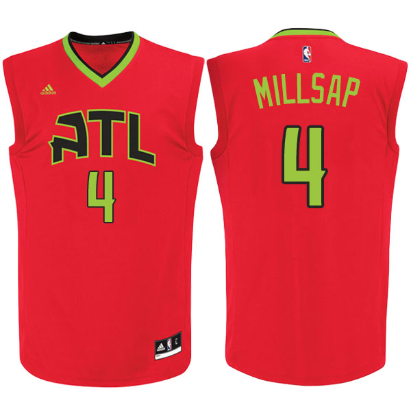 canotta basket paul millsap 4 2017 atlanta hawks rosso