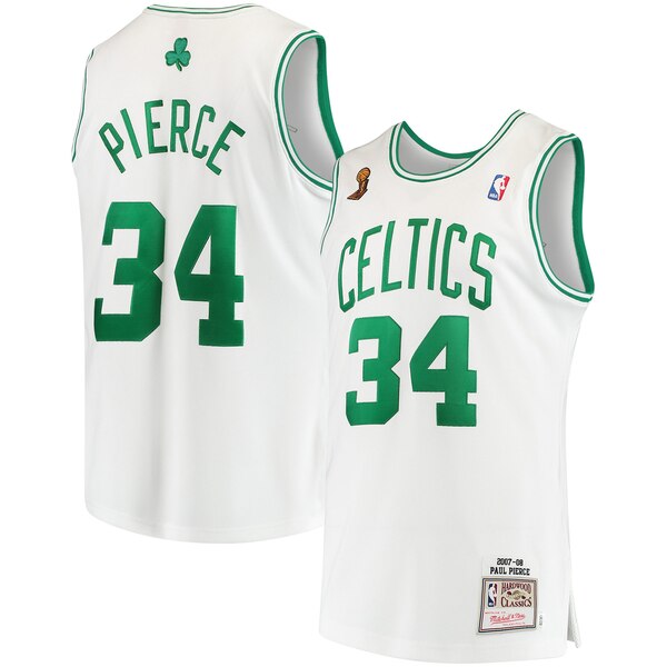 maglia basket paul pierce 34 2020 boston celtics bianca