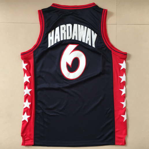 maglie uomo penny hardaway 6 nba usa 1996 blu