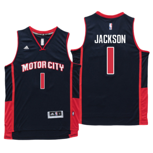 maglia reggie jackson 1 ncaa motor city blu