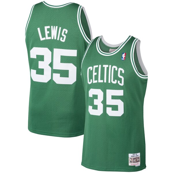 maglia reggie lewis 35 2020 boston celtics verde