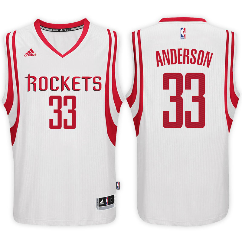 maglia nba ryan anderson 33 houston rockets bianca