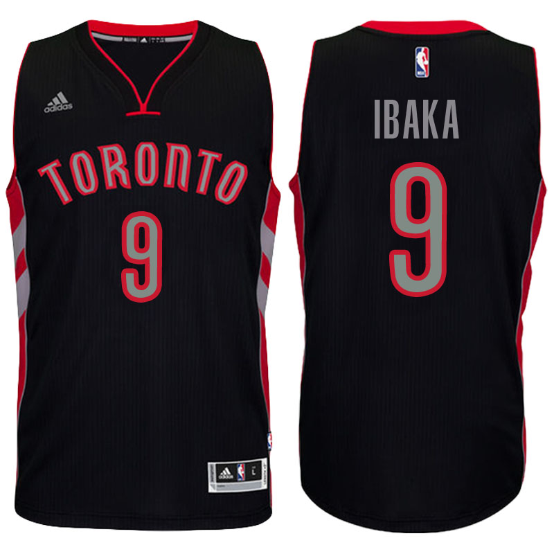 maglia serge ibaka 9 2017 toronto raptors nero