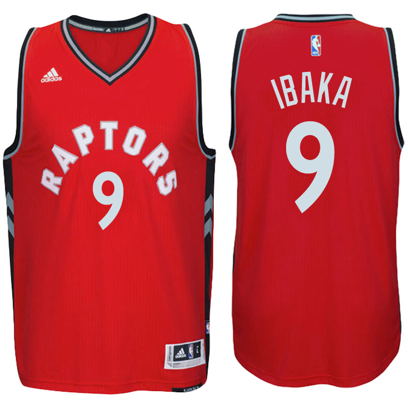 maglia serge ibaka 9 2017 toronto raptors rosso