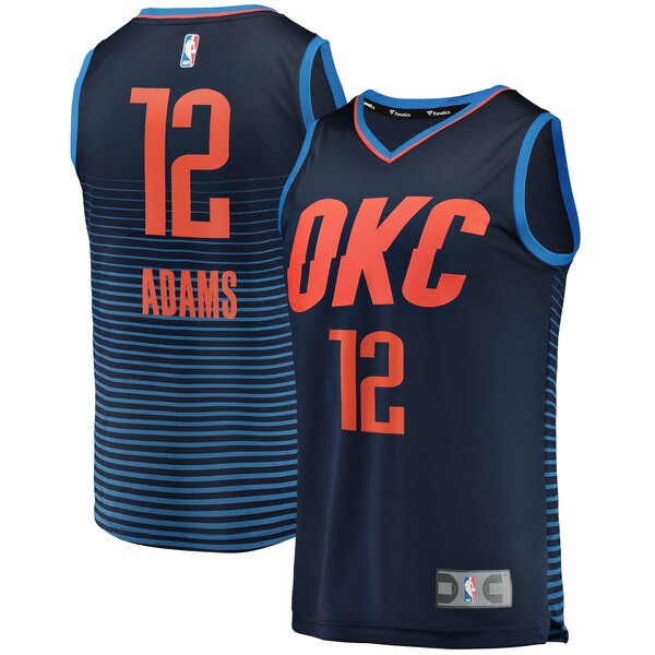 maglia steven adams 12 2020 oklahoma city thunder navy