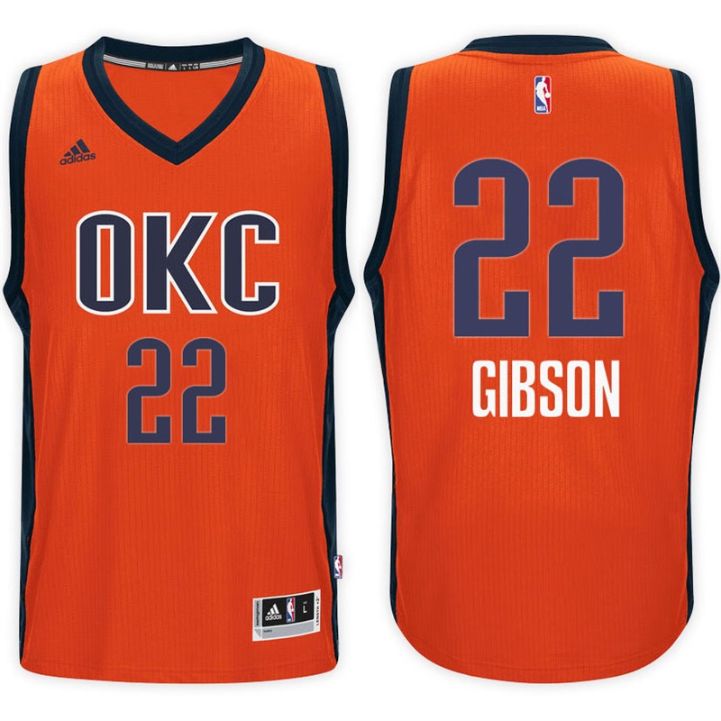 maglia taj gibson 22 2017 oklahoma city thunder arancia