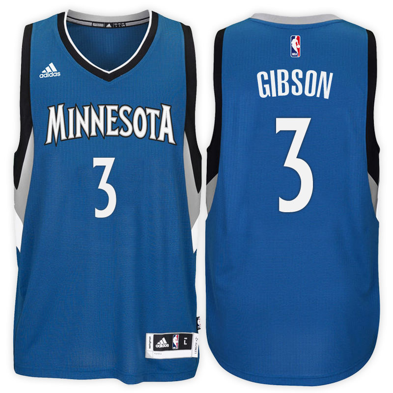 maglia taj gibson 3 2017 minnesota timberwolves blu