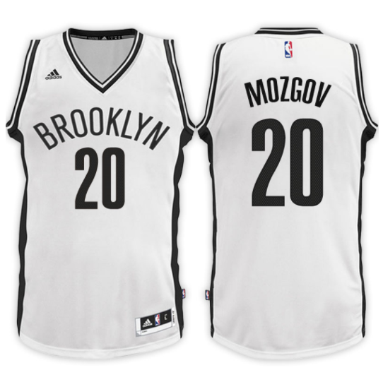 maglia timofey mozgov 20 brooklyn nets rev30 bianca