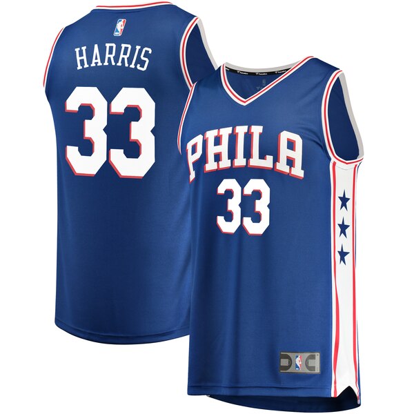 maglia tobias harris 33 2020 philadelphia 76ers blu