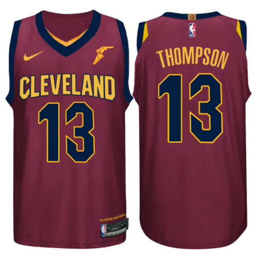 maglia basket tristan thompson 13 2017-2018 cleveland cavaliers rosso