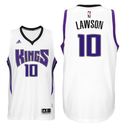 maglia ty lawson 10 2016 sacramento kings bianca