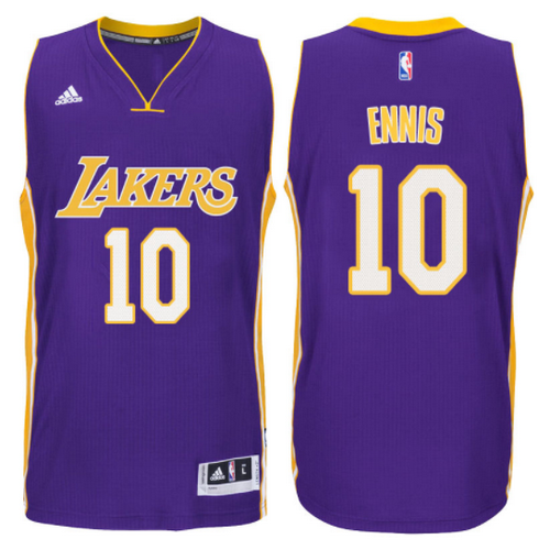 maglia tyler ennis 10 2017-2018 los angeles lakers porpora