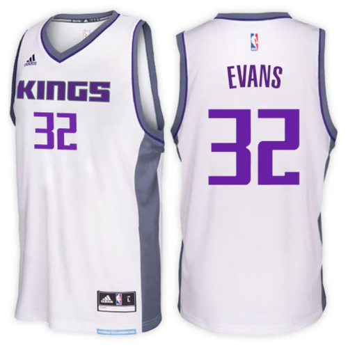 maglia tyreke evans 32 2017 sacramento kings bianca