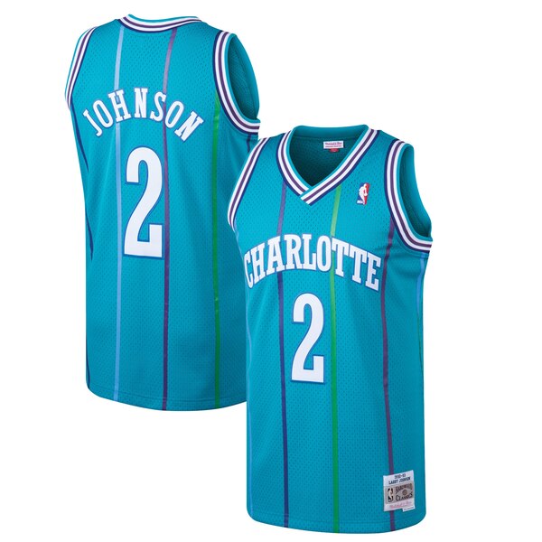 maglia larry johnson 2 2020 charlotte hornets verde