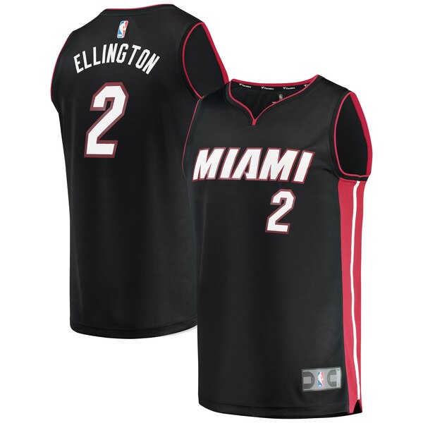 maglia wayne ellington 2 2020 miami heat nero