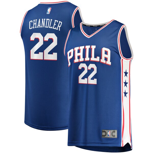 maglia wilson chandler 22 2020 philadelphia 76ers blu