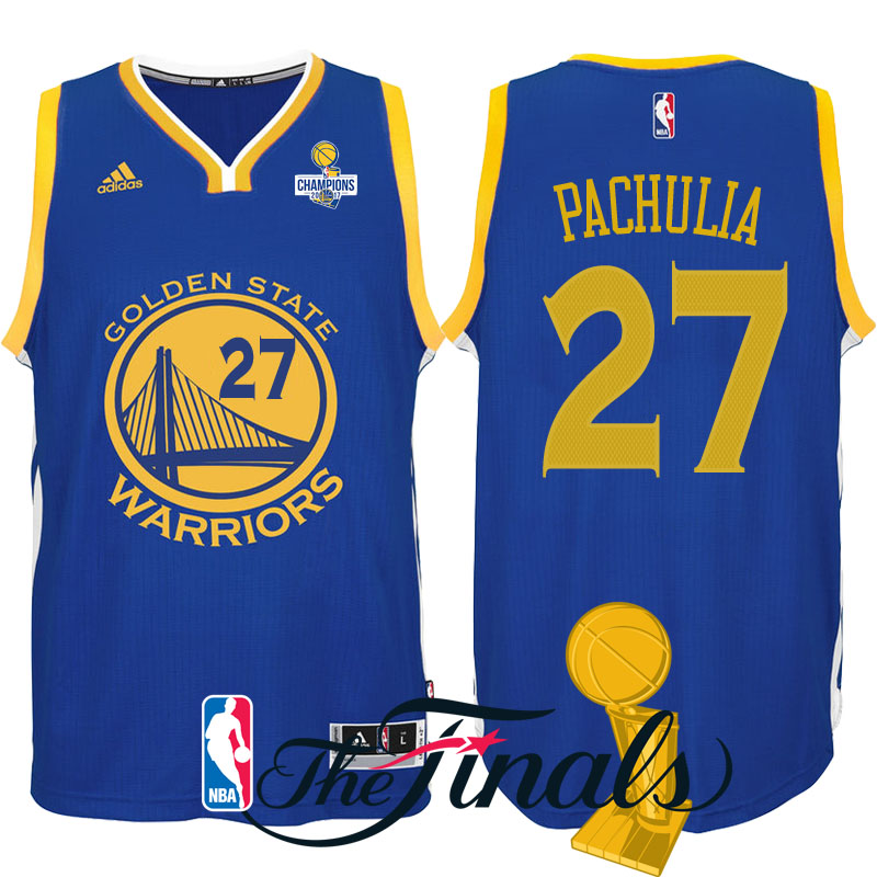 maglia zaza pachulia 27 finale campioni 2017 golden state warriors blu