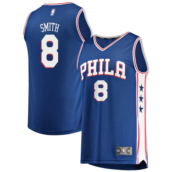 maglia zhaire smith 8 2020 philadelphia 76ers blu