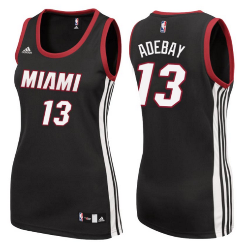 maglia nba donna miami heat edrice adebayo 13 nero