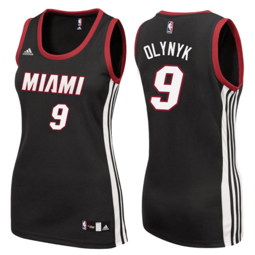 maglia nba donna miami heat kelly olynyk 9 nero