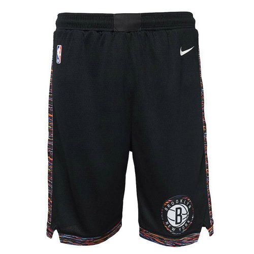 pantaloncini brooklyn nets 2018-2019 nero