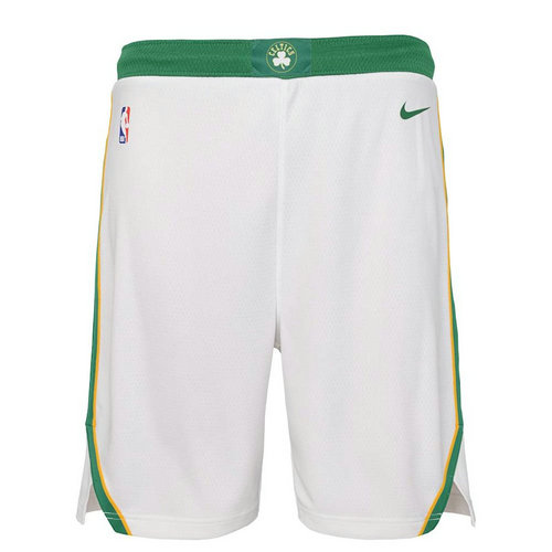 pantaloncini nba basket boston celtics 2018-2019 bianca