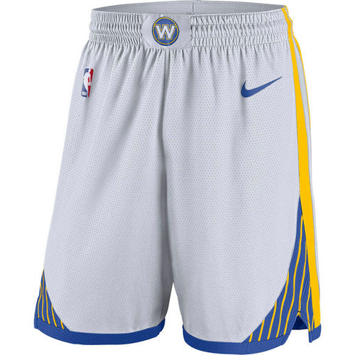 pantaloncini nba basket golden state warriors 2017-2018 bianca