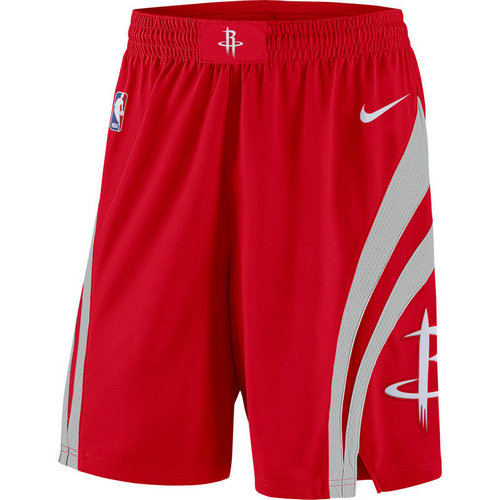 pantaloncini nba basket houston rockets 2017-2018 rosso