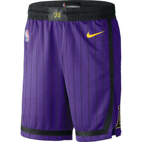 pantaloncini nba basket los angeles lakers 2019 porpora