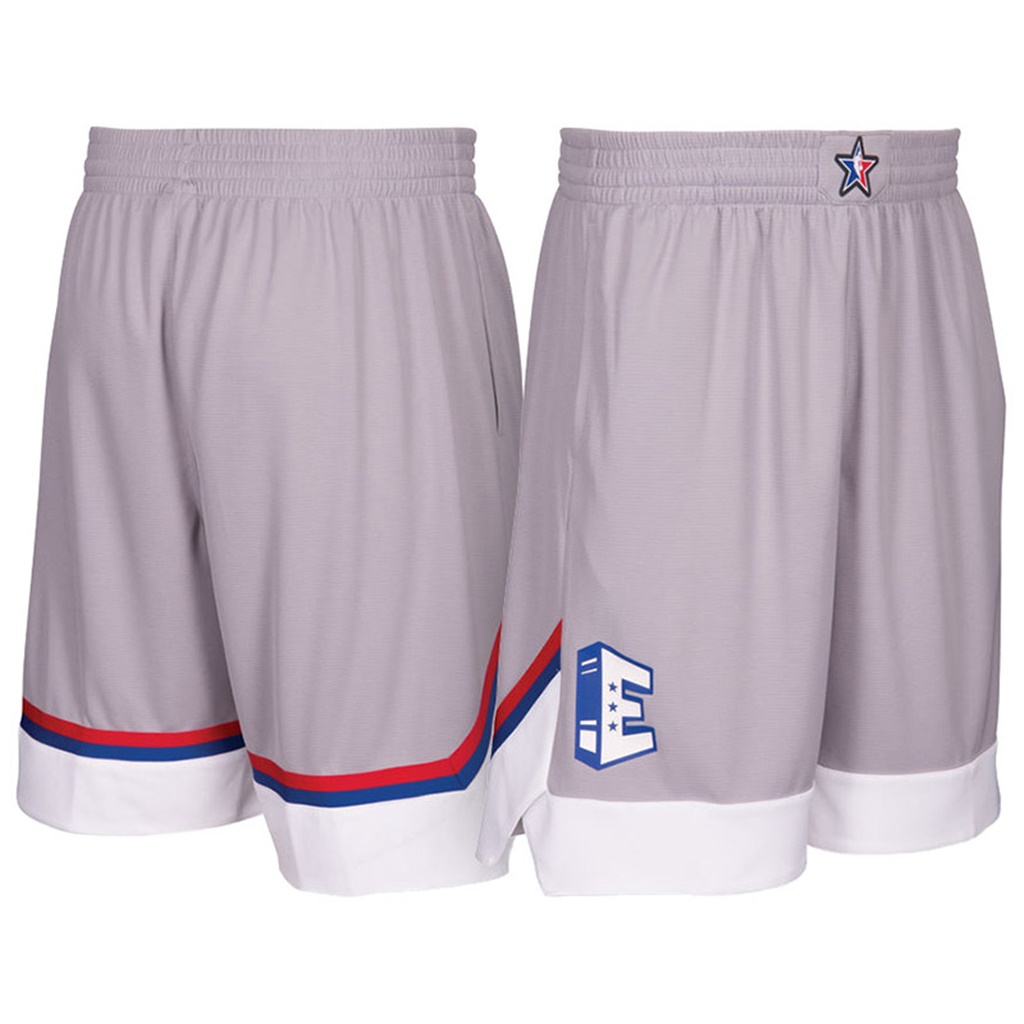 pantaloncini corti uomo basket nba all star 2017 grigio